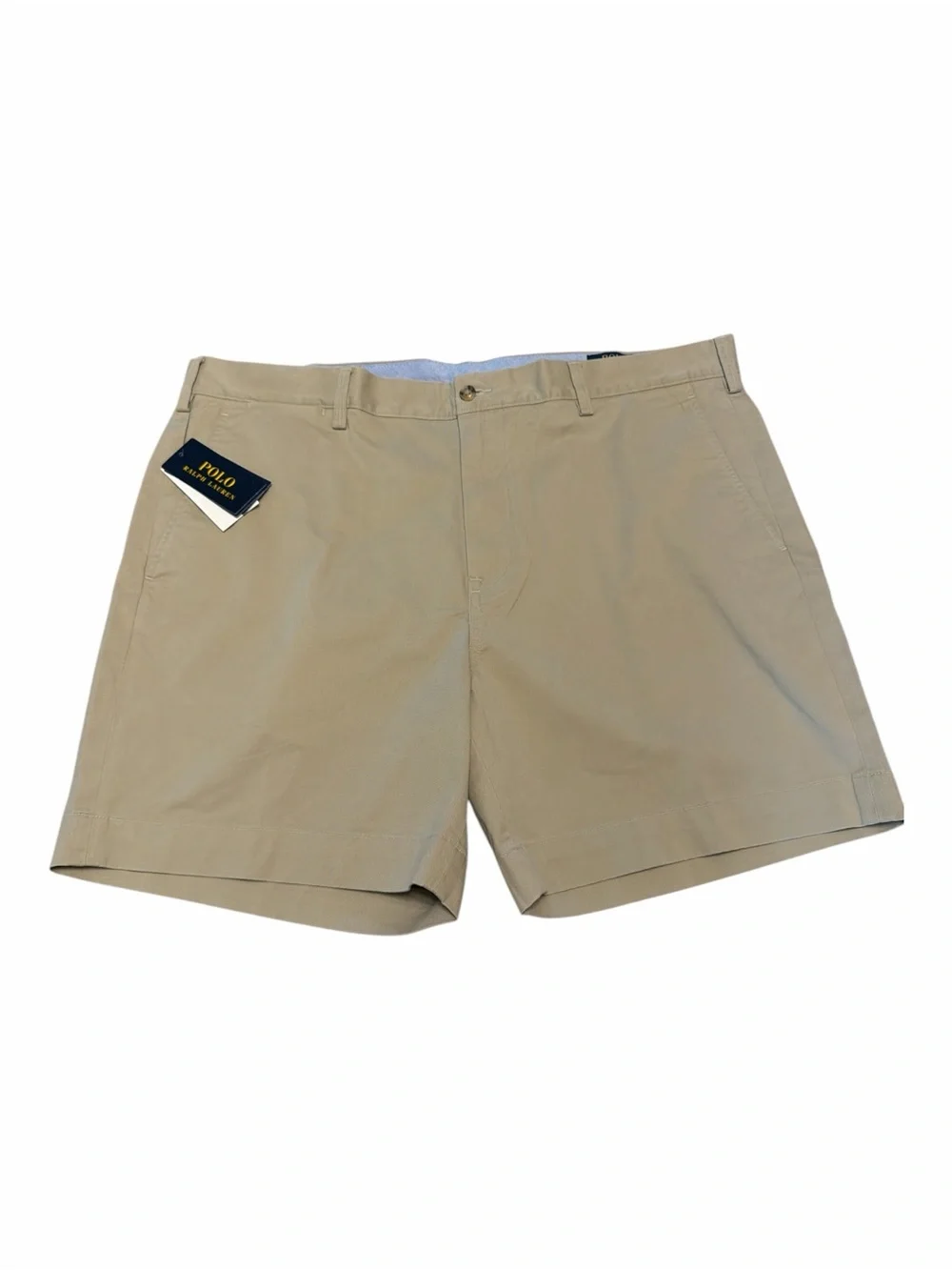 Polo Ralph Lauren Stretch Classic Fit Khaki Chino Shorts NWT Size 40